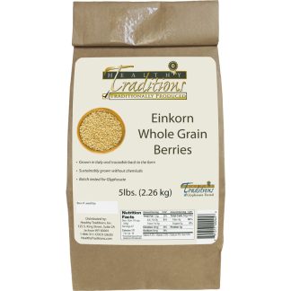 Glyphosate-tested Einkorn Ancient Grain Berries - 5 lb. bag