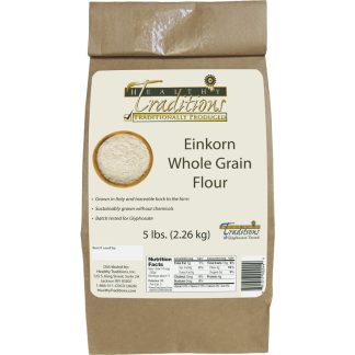 Glyphosate-tested Einkorn Whole Grain Flour – 5 lb. Bag
