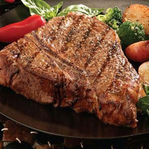 Grass-fed Beef T-Bone Steaks, approx. 20 oz pack of 2 steaks (minimum of 4 packs)