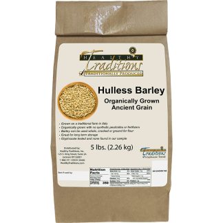 Ancient Grain Hulless Barley - 5 lb. Bag