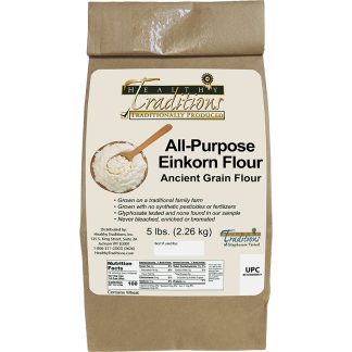 Glyphosate-tested Einkorn All-Purpose Flour – 5 lb. Bag