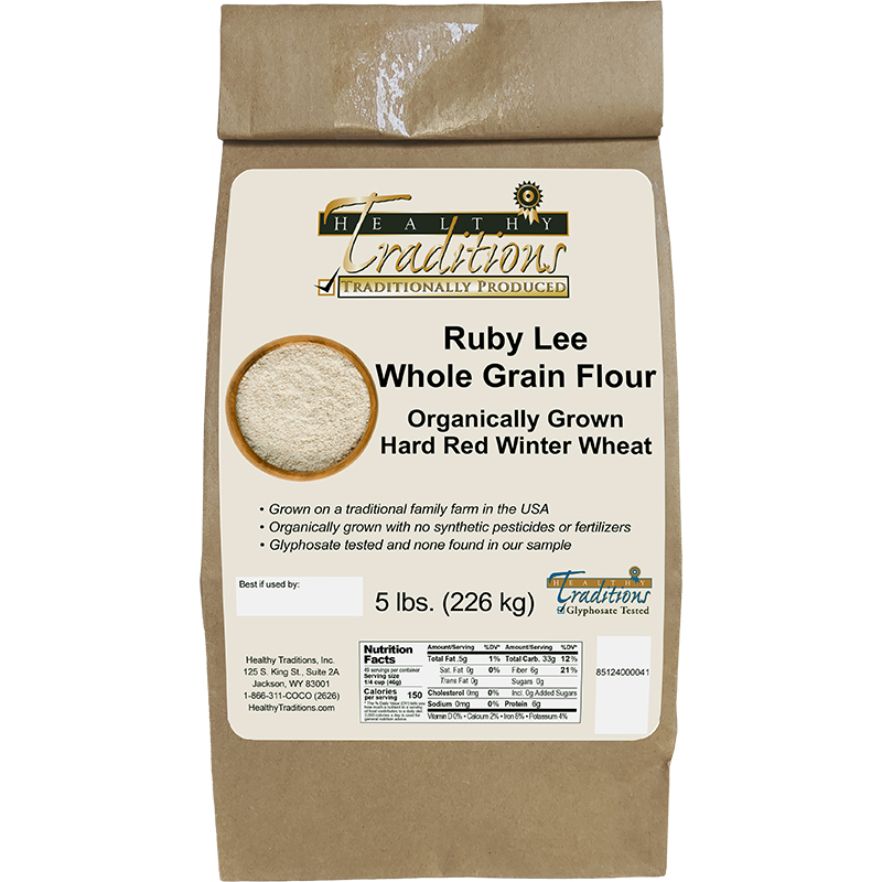Ruby Lee Whole Grain Flour - 5 lb. Bag