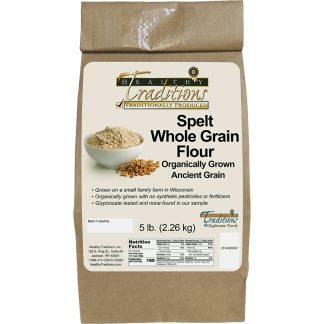 Spelt Whole Grain Flour - 5 lb. Bag