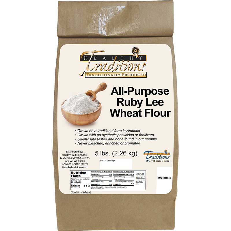 All-Purpose Ruby Lee Wheat Flour - 5 lb. Bag