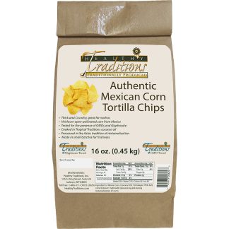 Authentic Mexican Cónico Cremoso Corn Tortilla Chips - 16 oz.