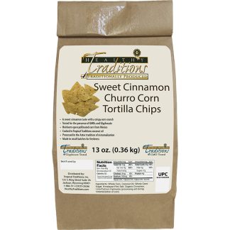 Sweet Cinnamon Churro Tortilla Chips 13 oz. - Cónico Cremoso