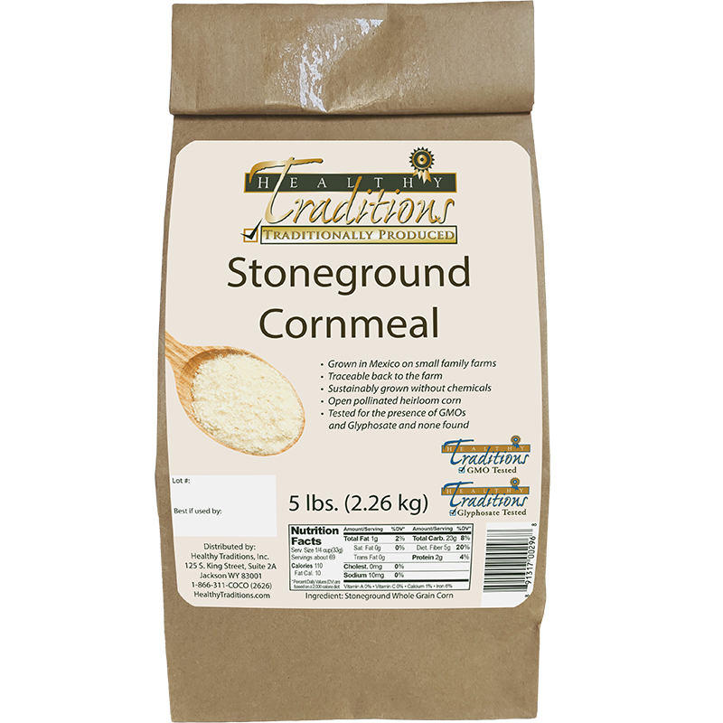 GMO-tested Cónico Cremoso Cornmeal - 5 lb. Bag