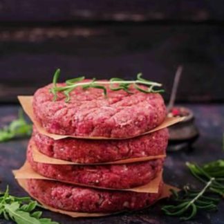 Grass-fed Ground Bison Patties, approx. 1 lb. (minimum of 5)