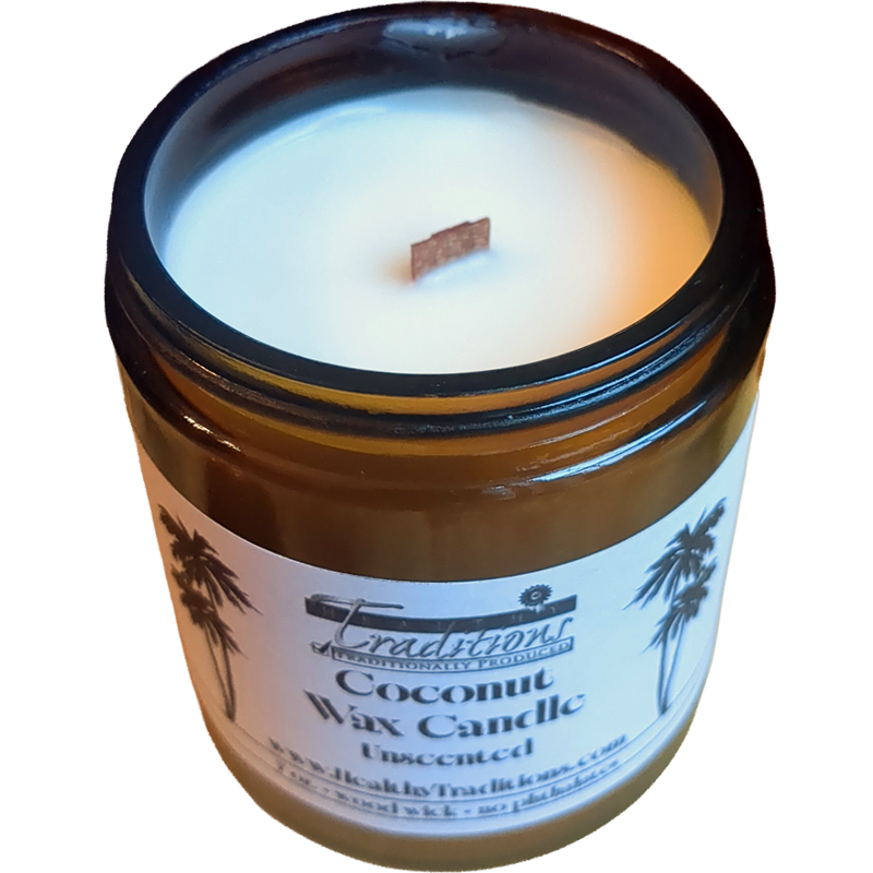 Coconut Wax Candle - Unscented - 7 oz. - Image 2