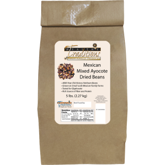 Mexican Heirloom Ayocote Mixed Beans – 5 lbs.